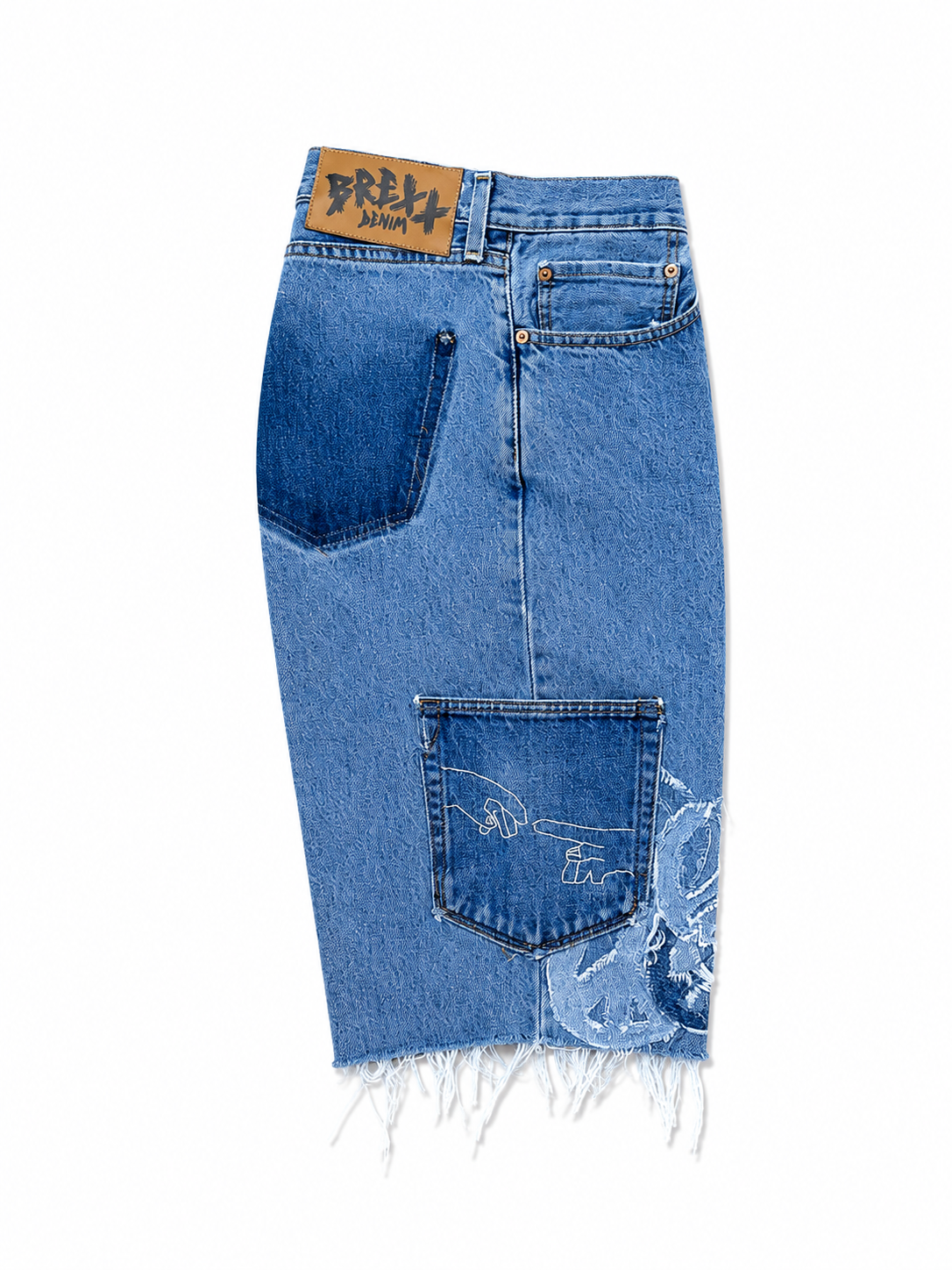 WAR & PEACE DENIM SHORTS-34