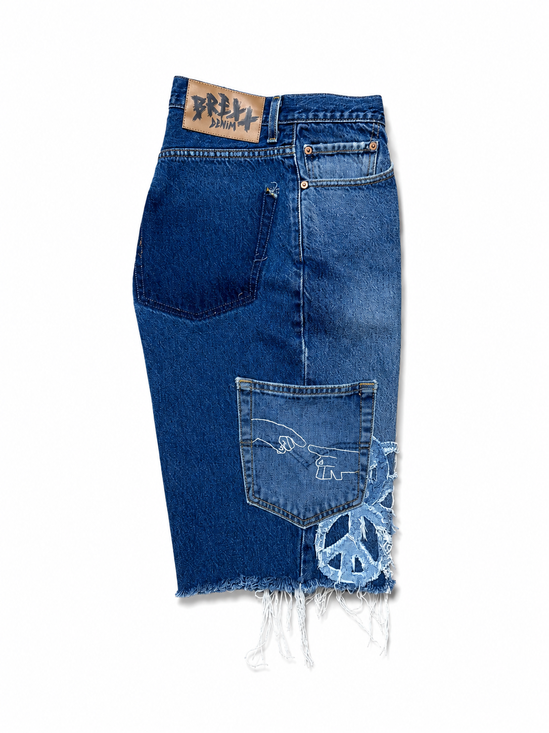 WAR & PEACE DENIM SHORTS-38