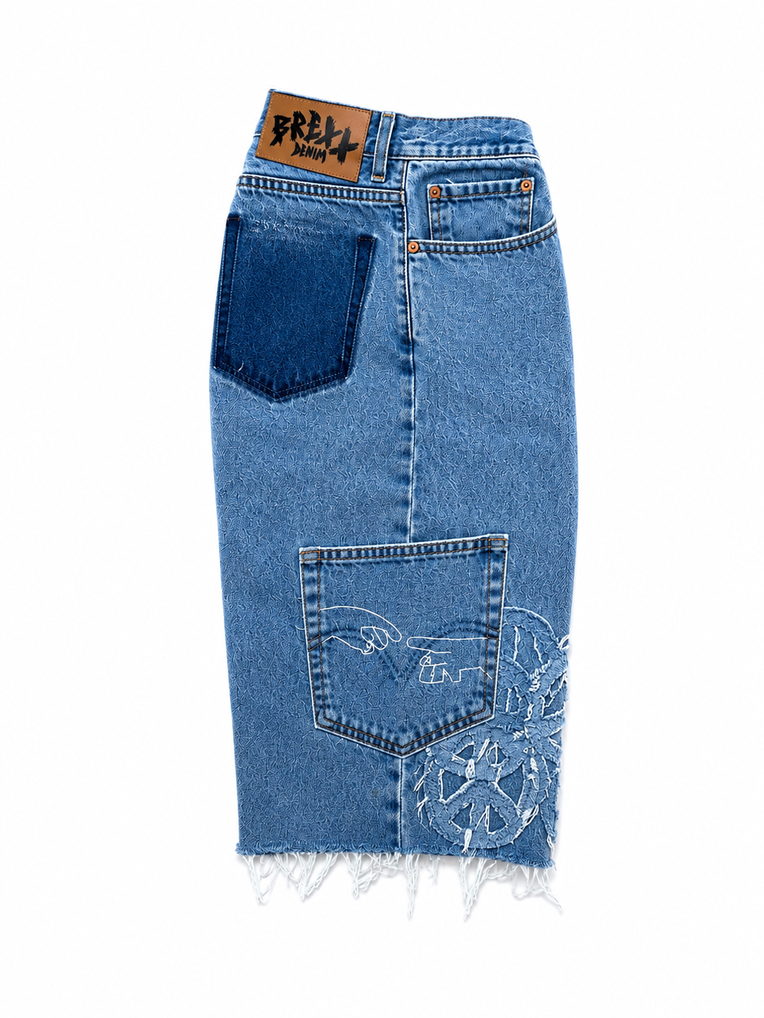 WAR & PEACE DENIM SHORTS-36