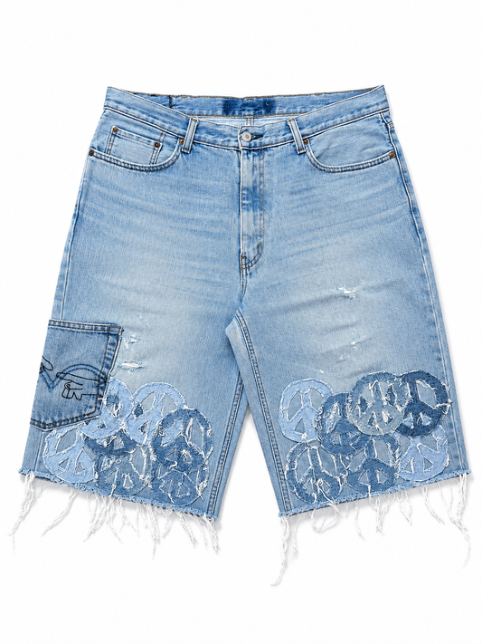 WAR & PEACE DENIM SHORTS-38
