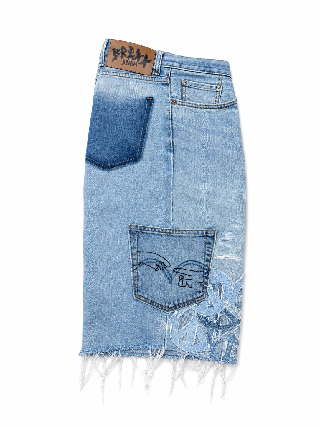 WAR & PEACE DENIM SHORTS-38