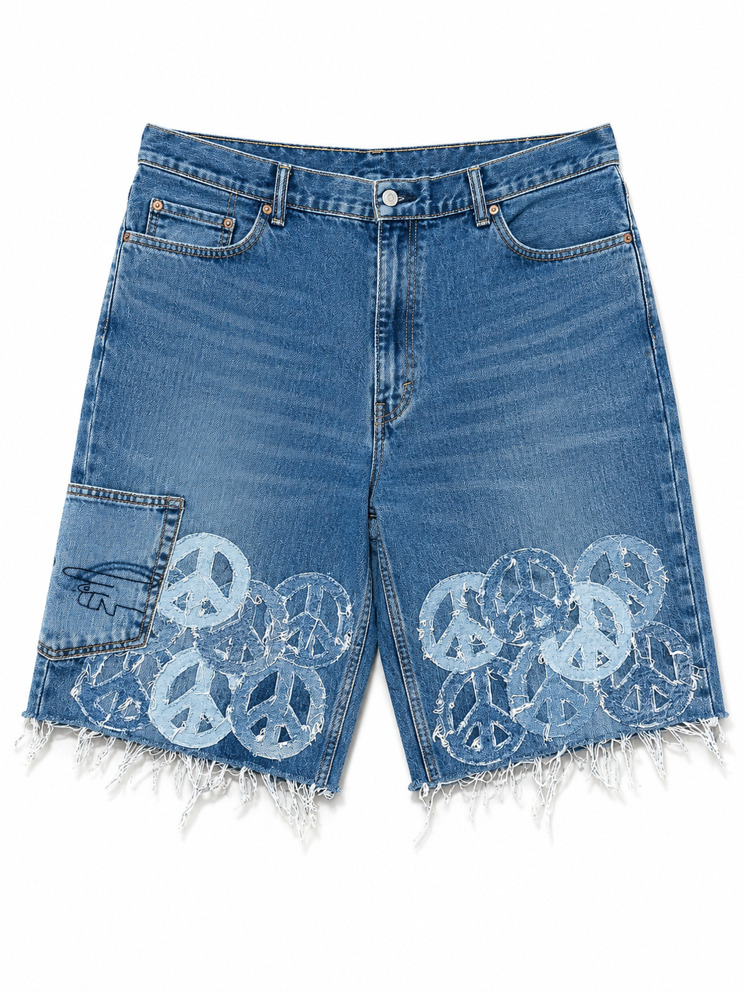 WAR & PEACE DENIM SHORTS-40