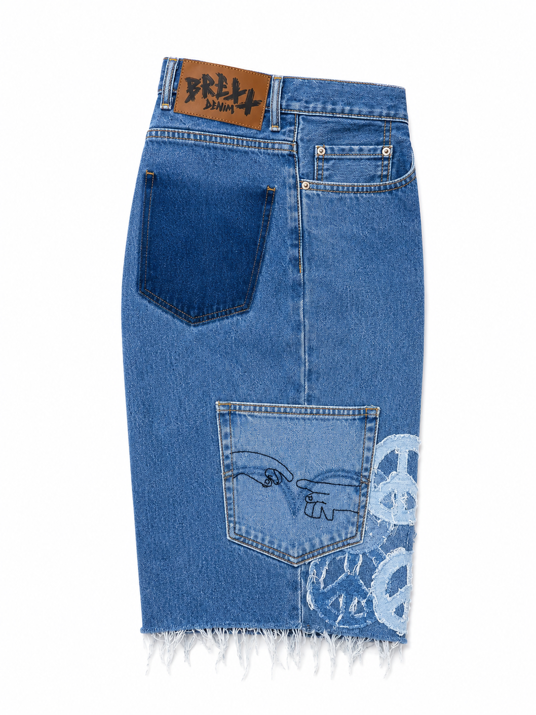 WAR & PEACE DENIM SHORTS-40