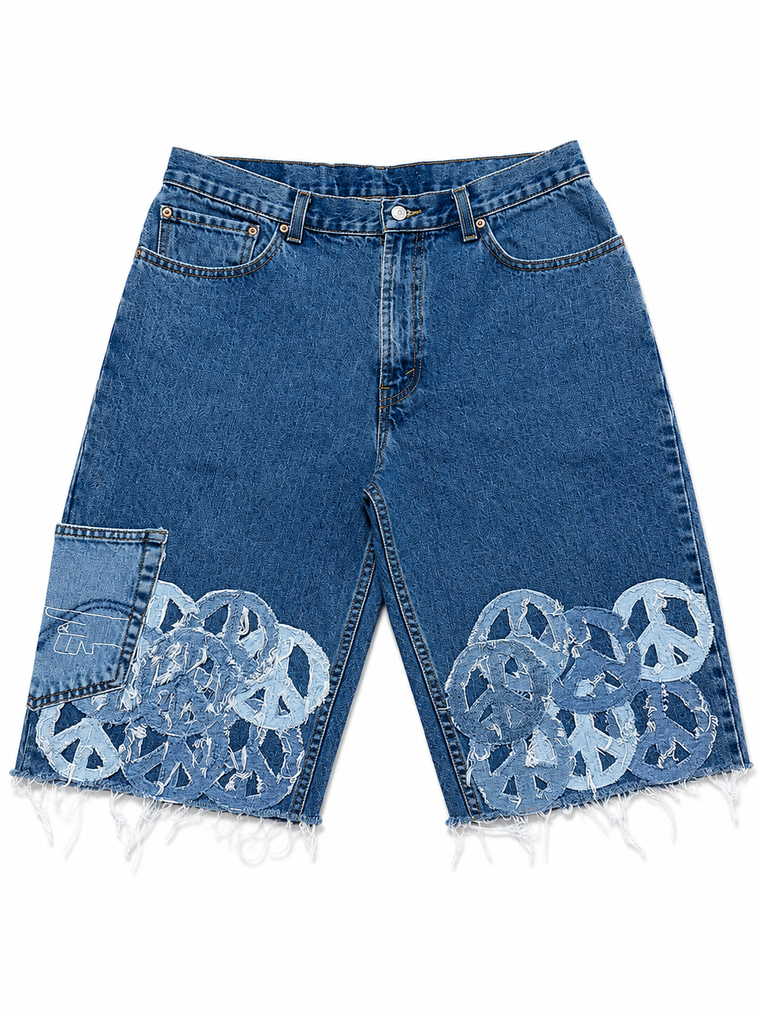 WAR & PEACE DENIM SHORTS-34