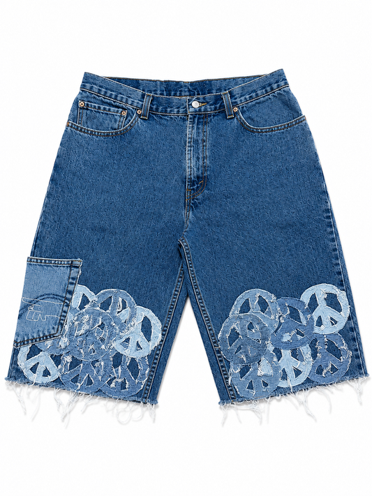 WAR & PEACE DENIM SHORTS-34