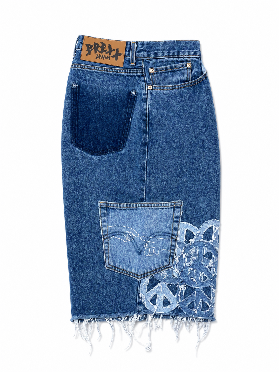 WAR & PEACE DENIM SHORTS-34