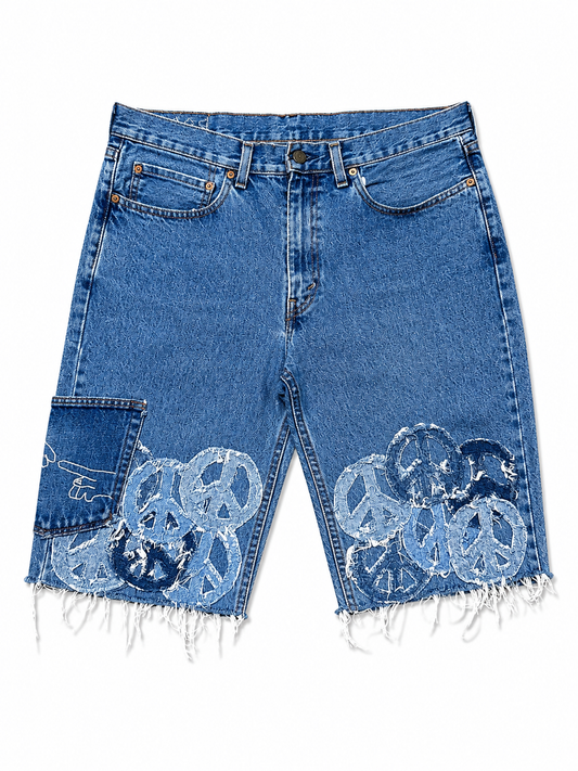 WAR & PEACE DENIM SHORTS-34