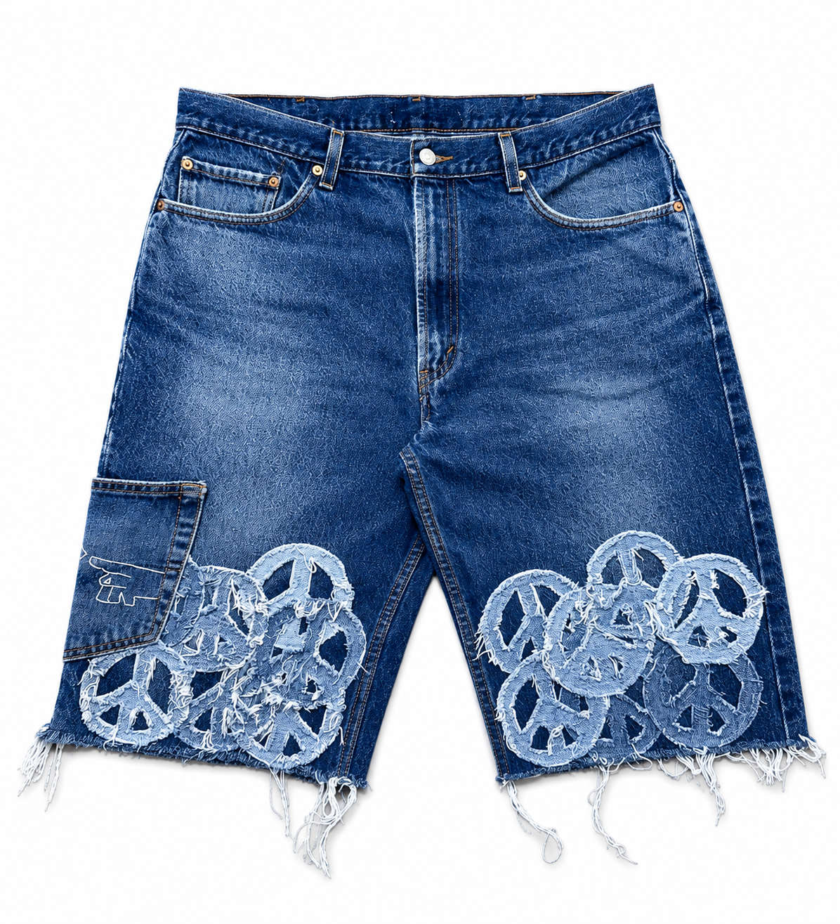 WAR & PEACE DENIM SHORTS-38