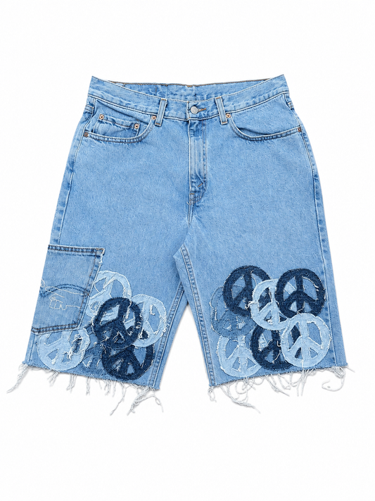 WAR & PEACE DENIM SHORTS-34