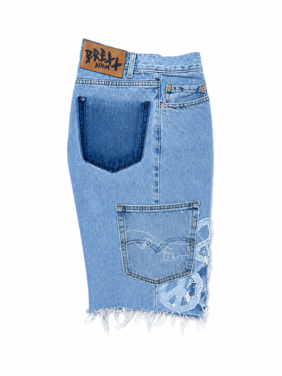 WAR & PEACE DENIM SHORTS-34