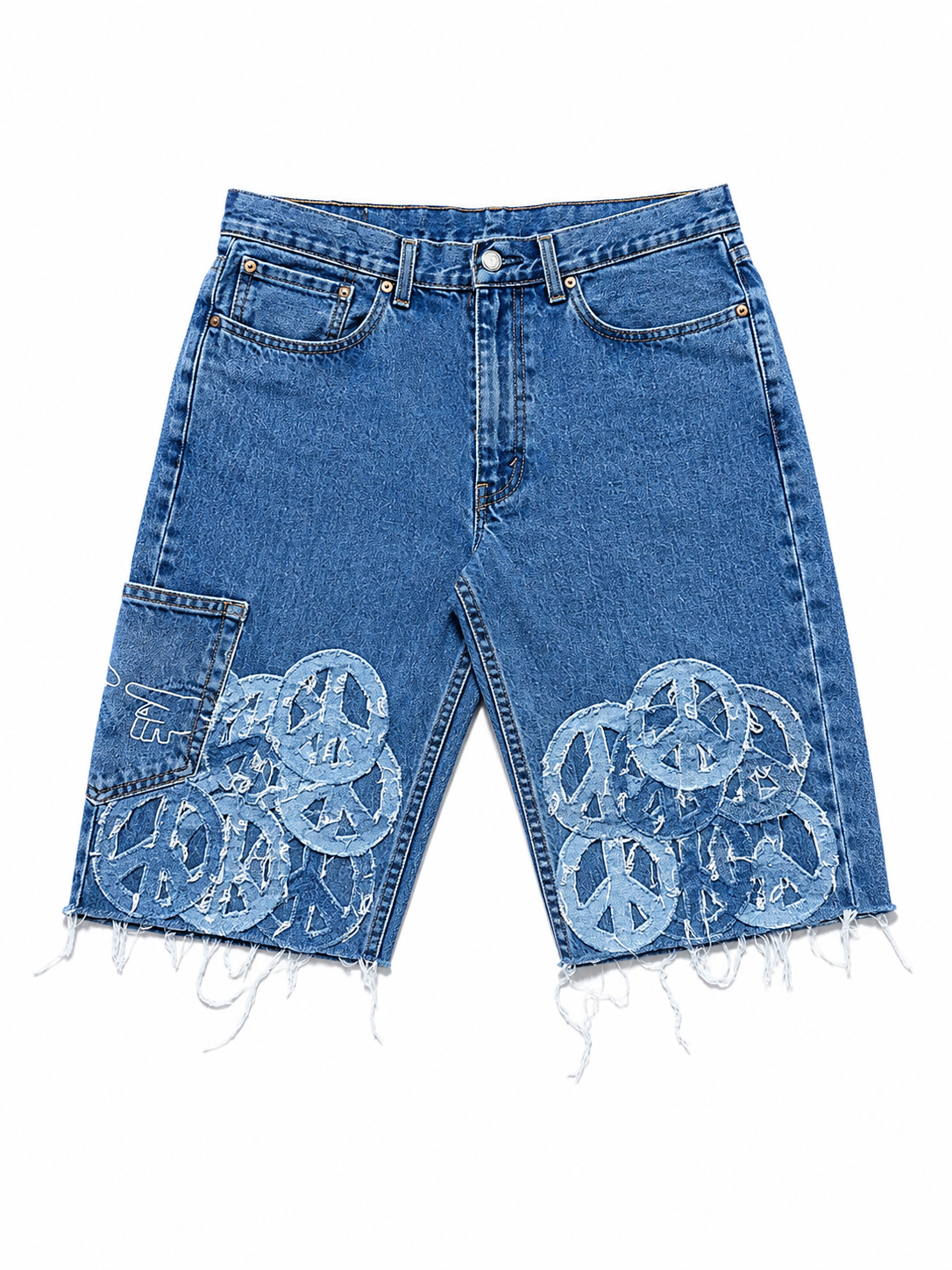 WAR & PEACE DENIM SHORTS-34