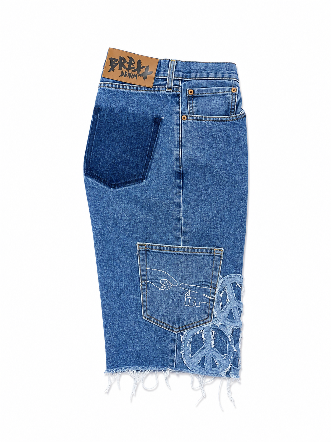 WAR & PEACE DENIM SHORTS-34