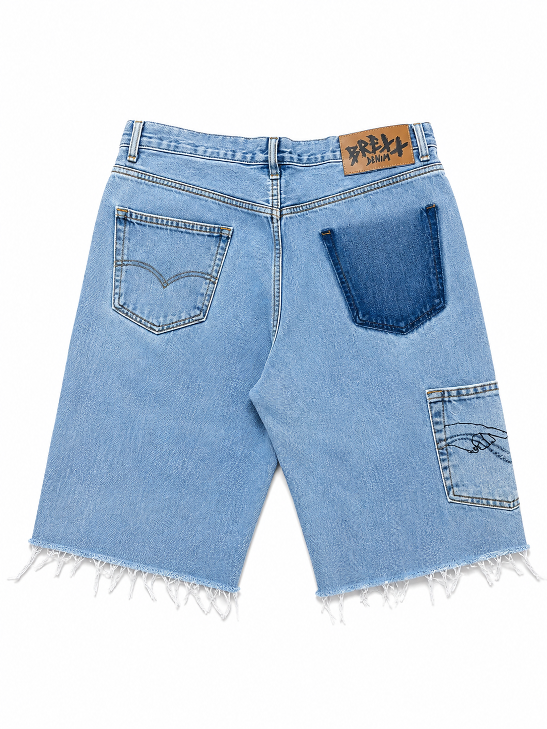 WAR & PEACE DENIM SHORTS-36