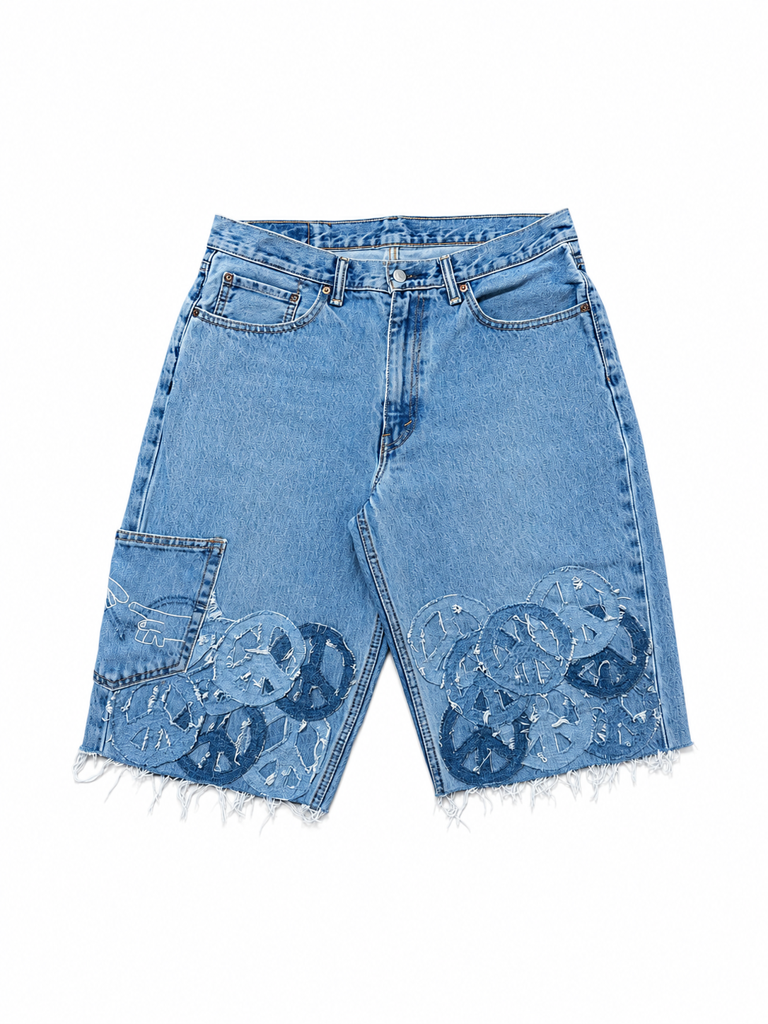 WAR & PEACE DENIM SHORTS-34