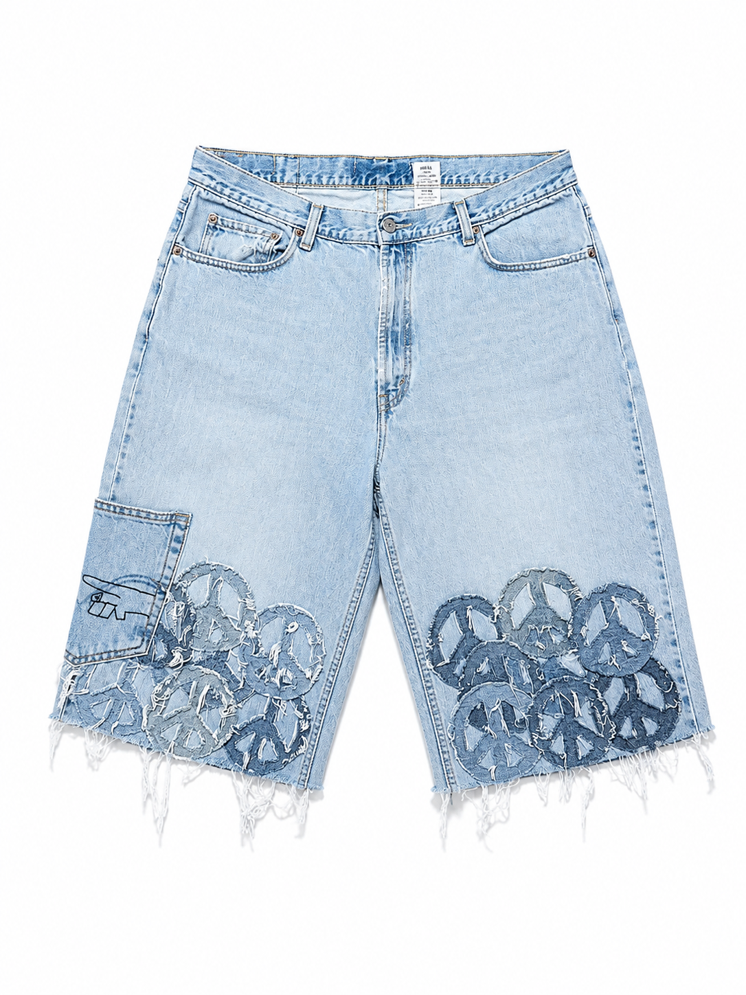 WAR & PEACE DENIM SHORTS-36