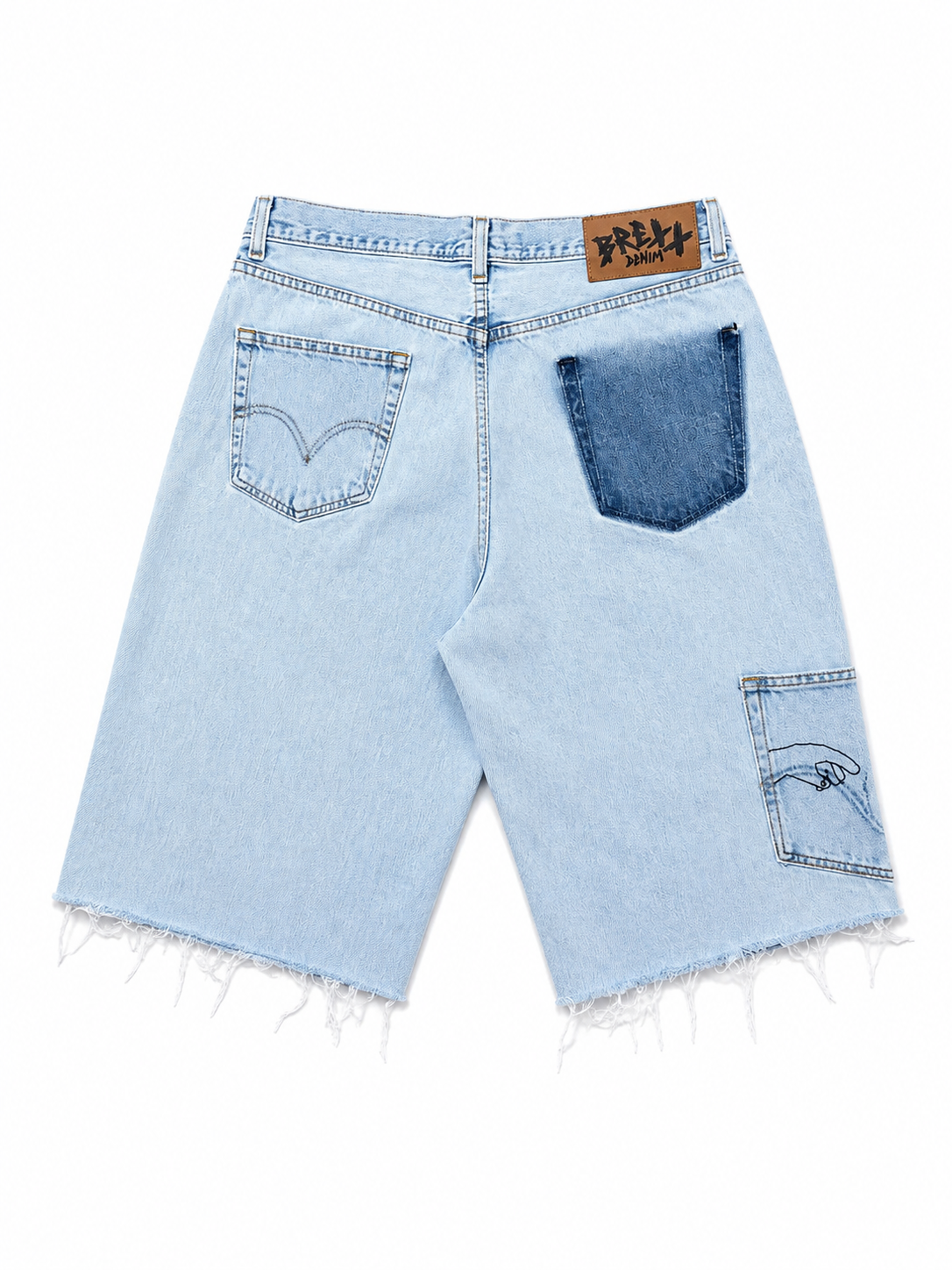 WAR & PEACE DENIM SHORTS-36