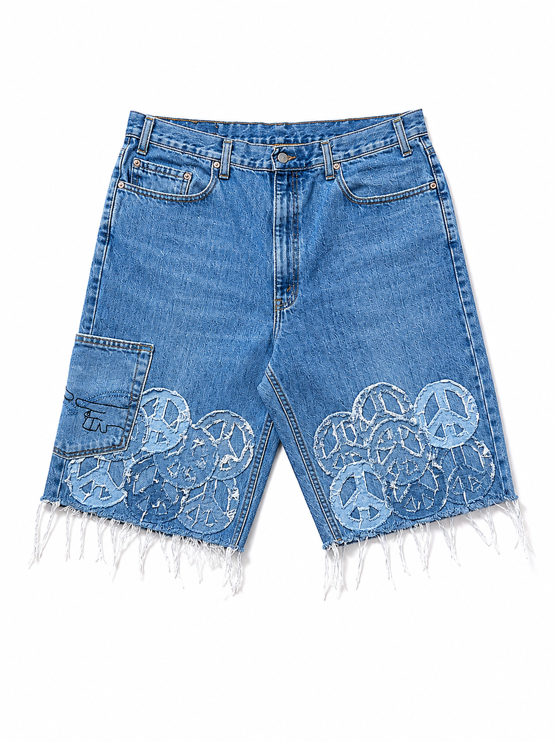 WAR & PEACE DENIM SHORTS-40