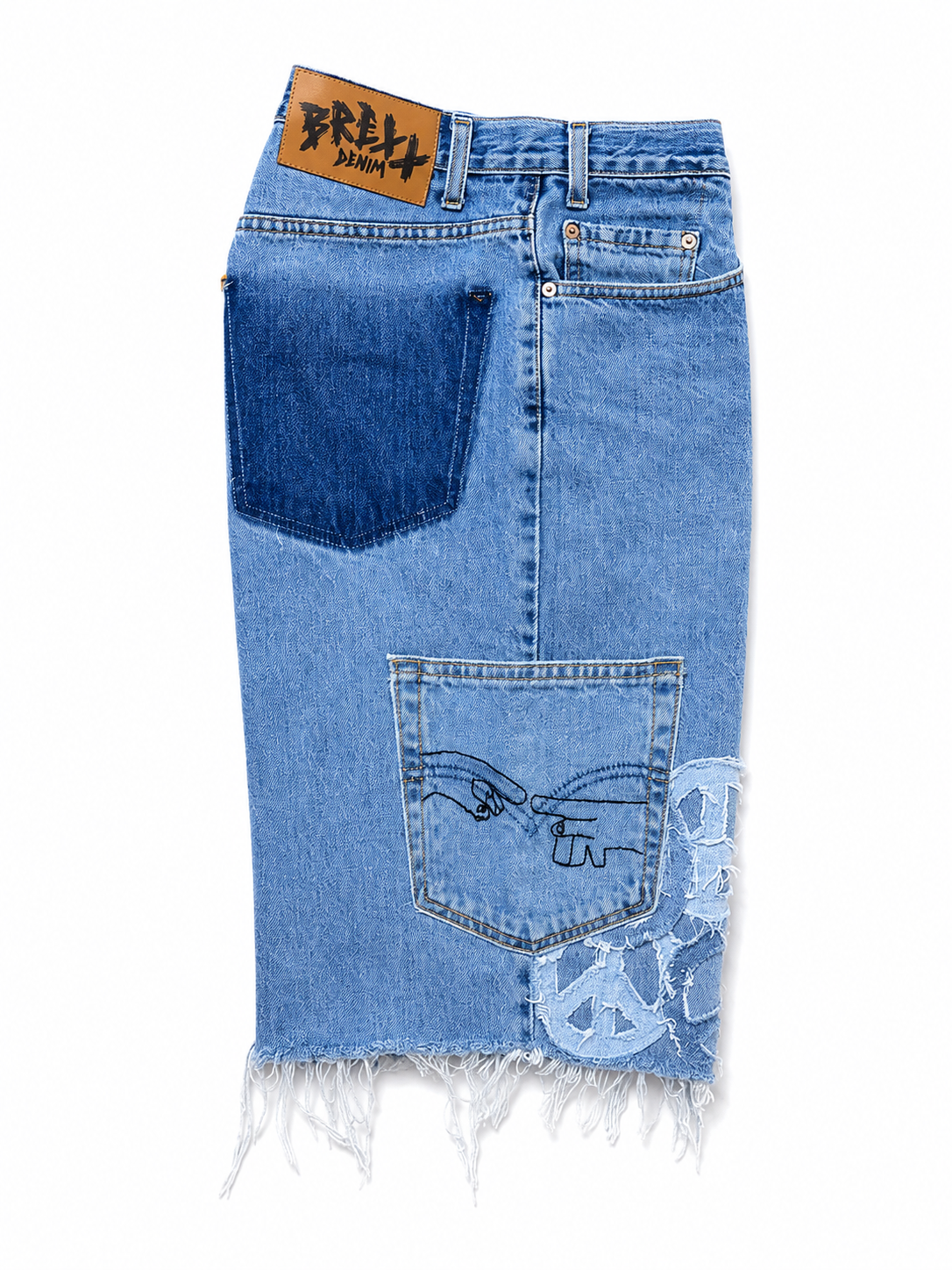 WAR & PEACE DENIM SHORTS-40