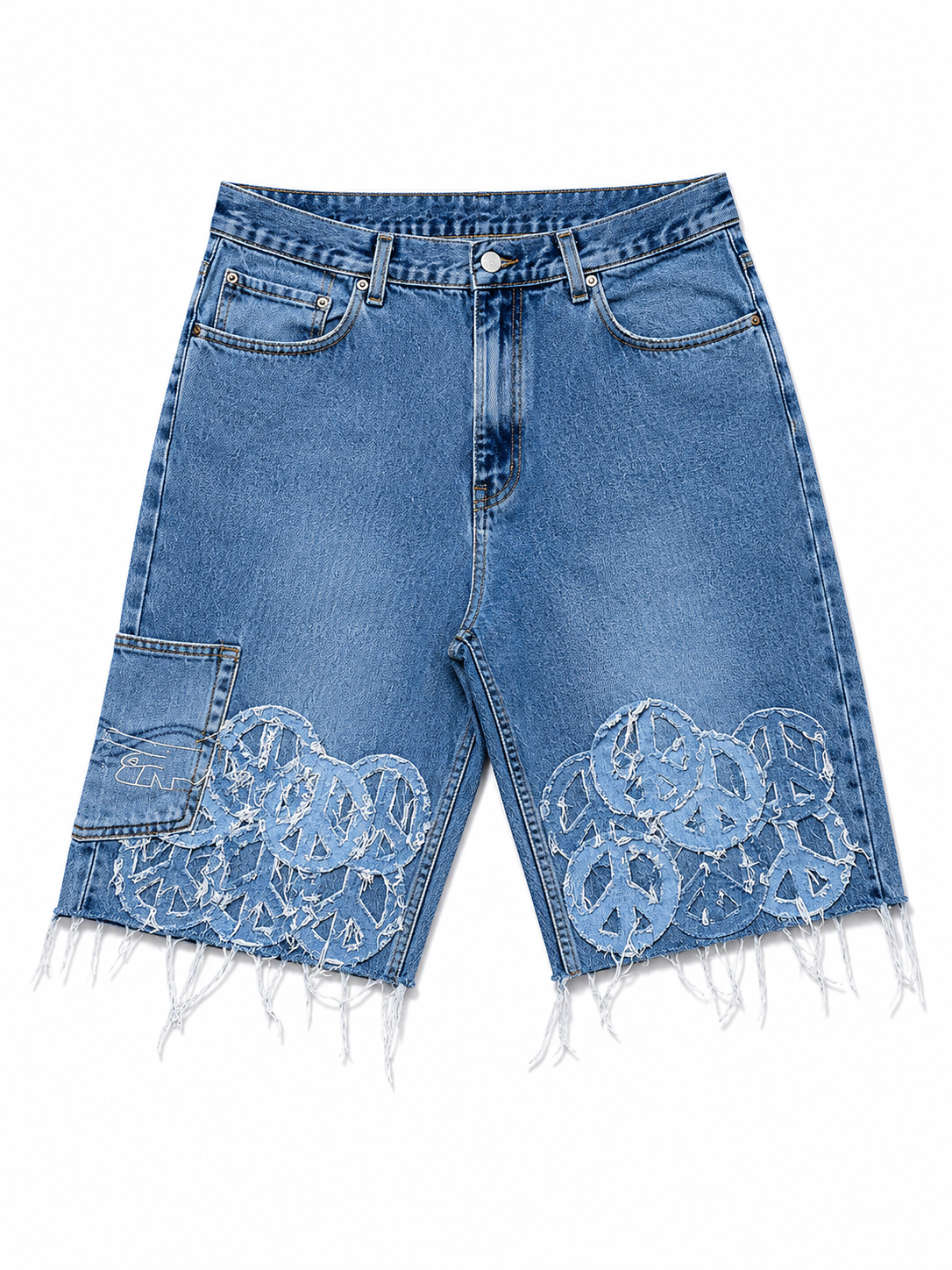 WAR & PEACE DENIM SHORTS-36