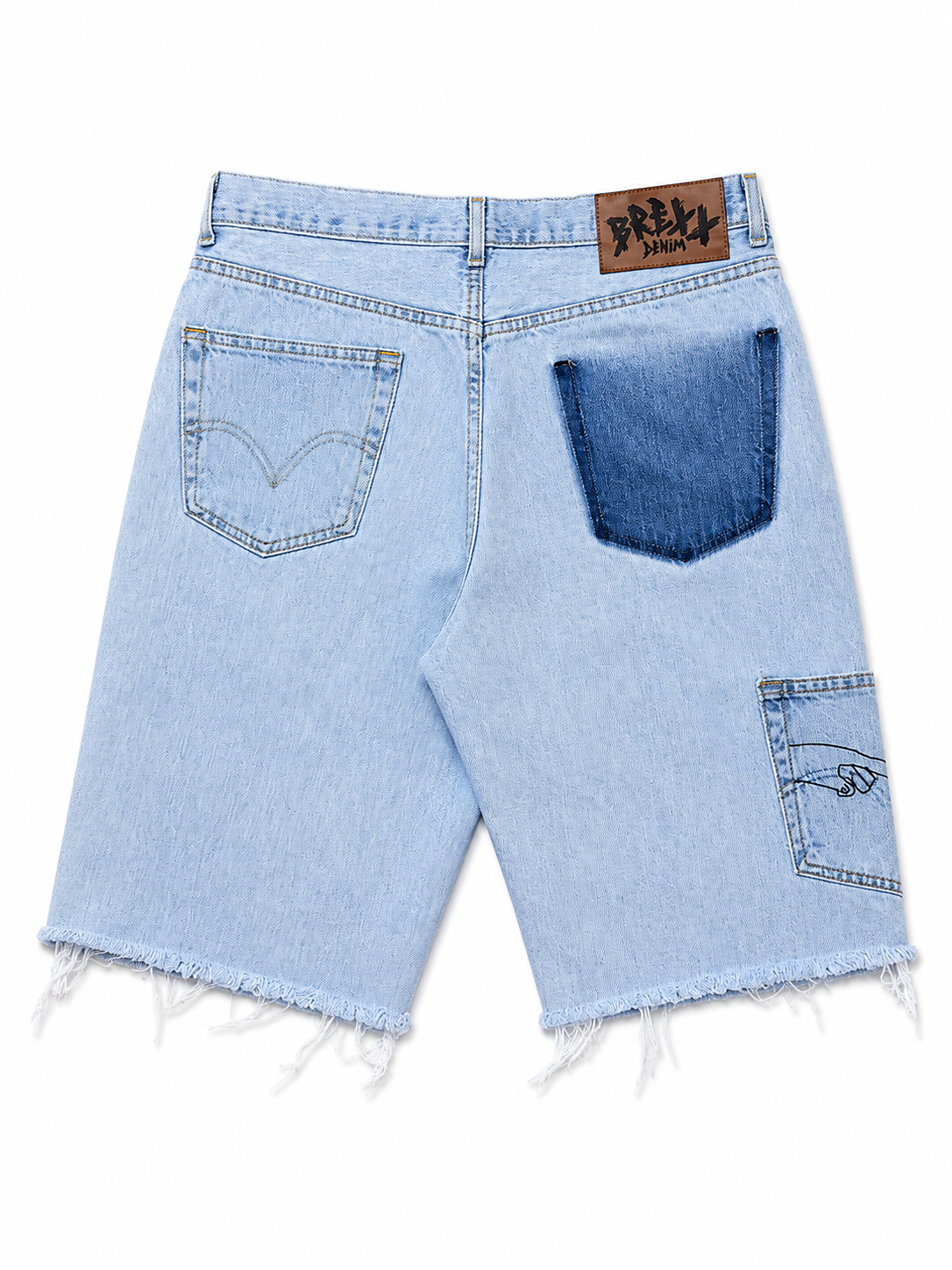 WAR & PEACE DENIM SHORTS-36