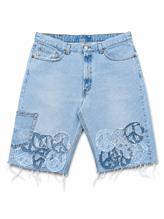 WAR & PEACE DENIM SHORTS-38