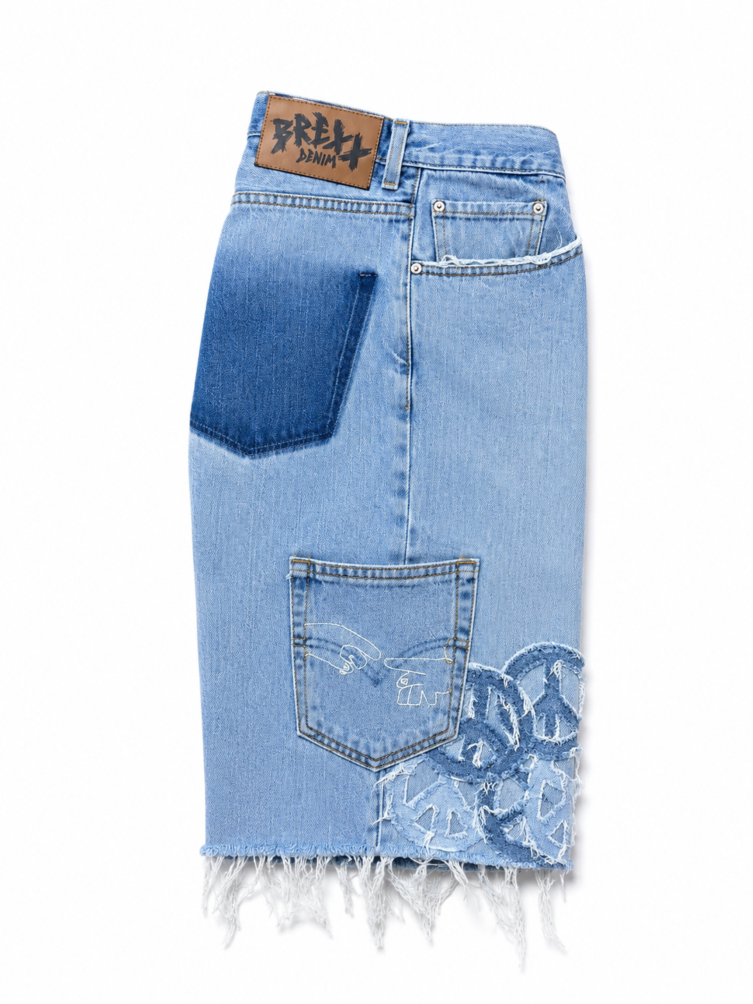 WAR & PEACE DENIM SHORTS-38
