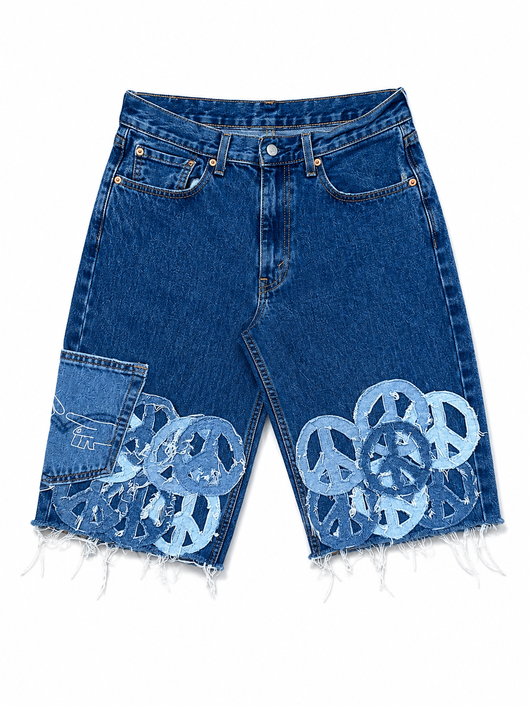 WAR & PEACE DENIM SHORTS-32