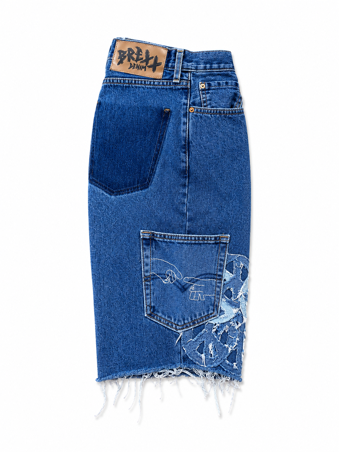 WAR & PEACE DENIM SHORTS-32